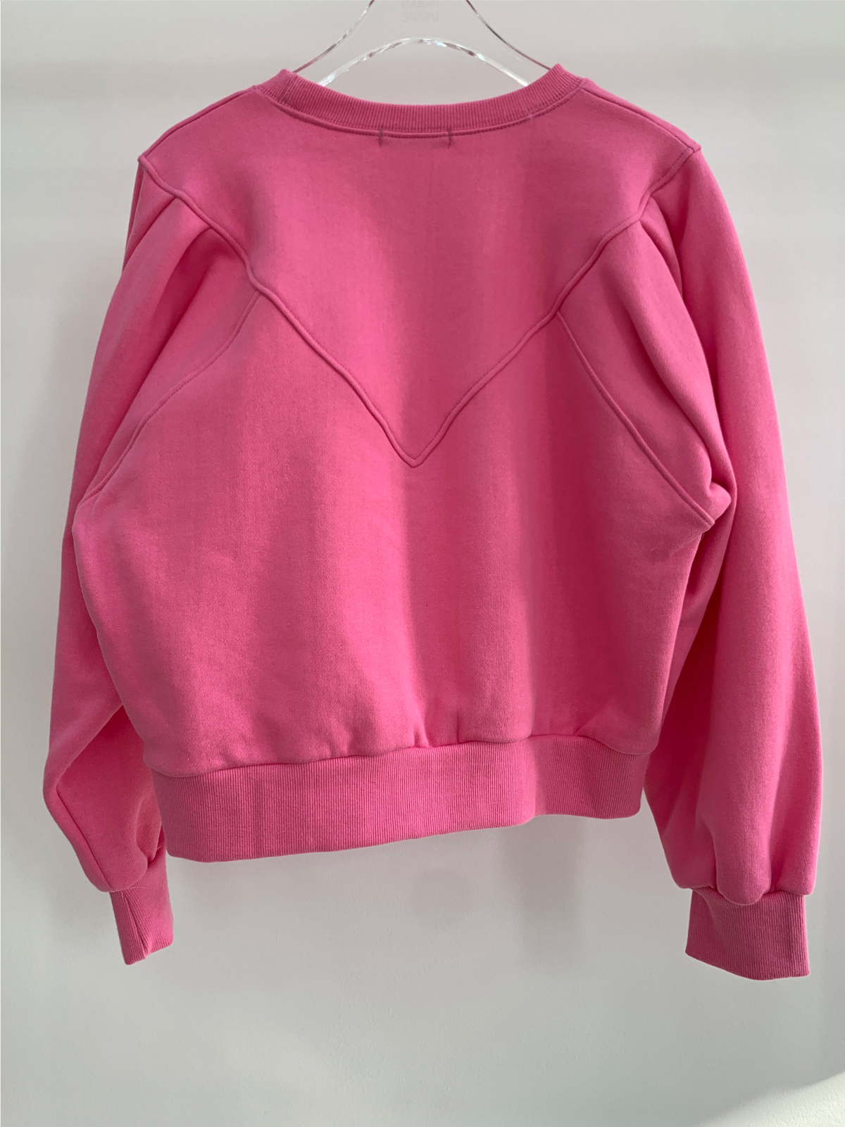 긴팔 티셔츠 핑크 색상 이미지-S1L7