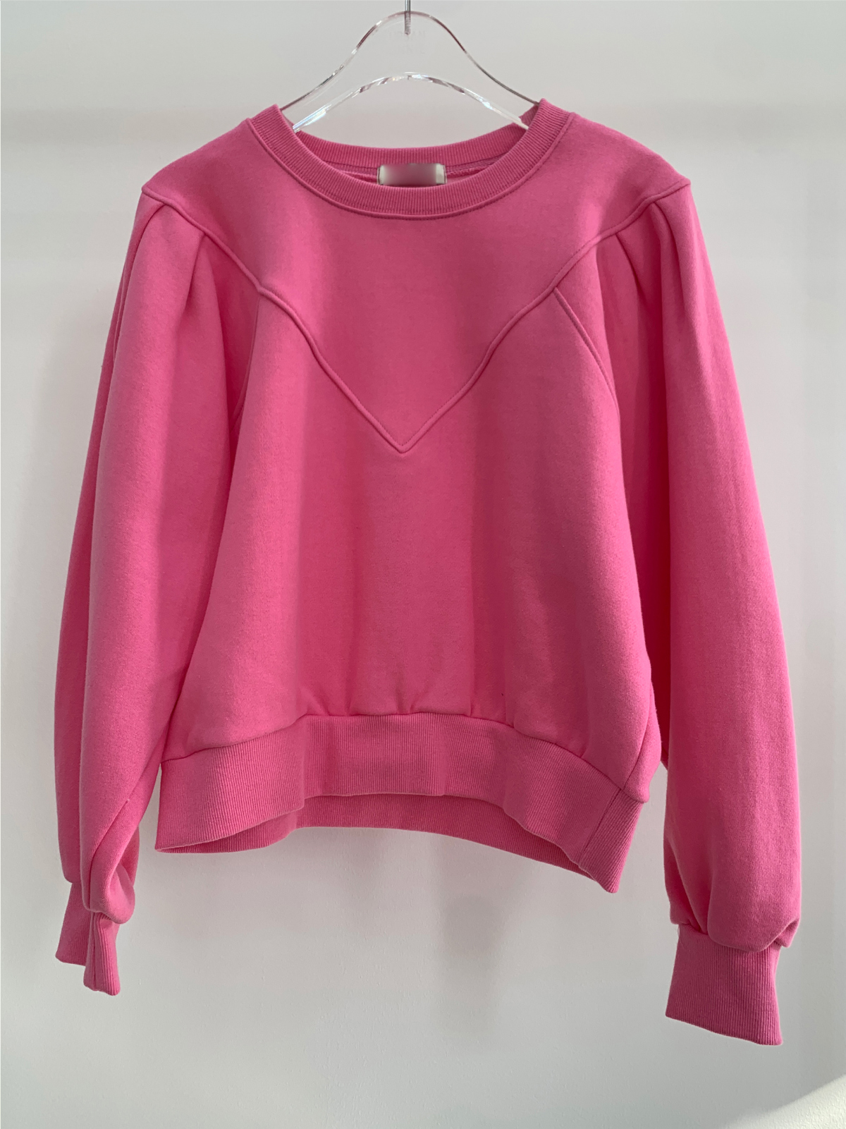 긴팔 티셔츠 핑크 색상 이미지-S1L6